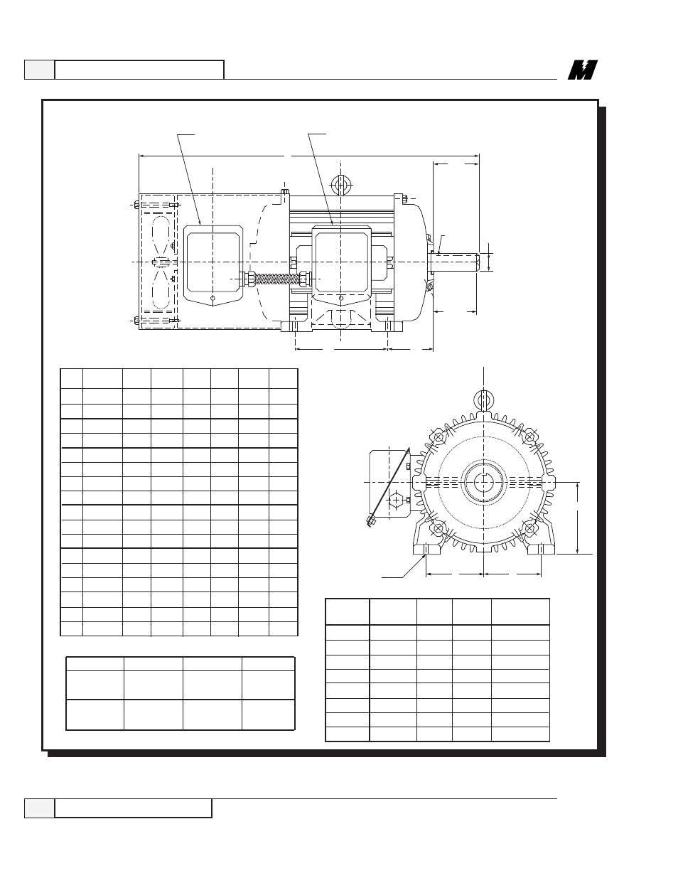 Vcm motor - foot mount, Installation and start-up, Physical installation | Yaskawa VCD 723 User Manual | Page 24 / 120