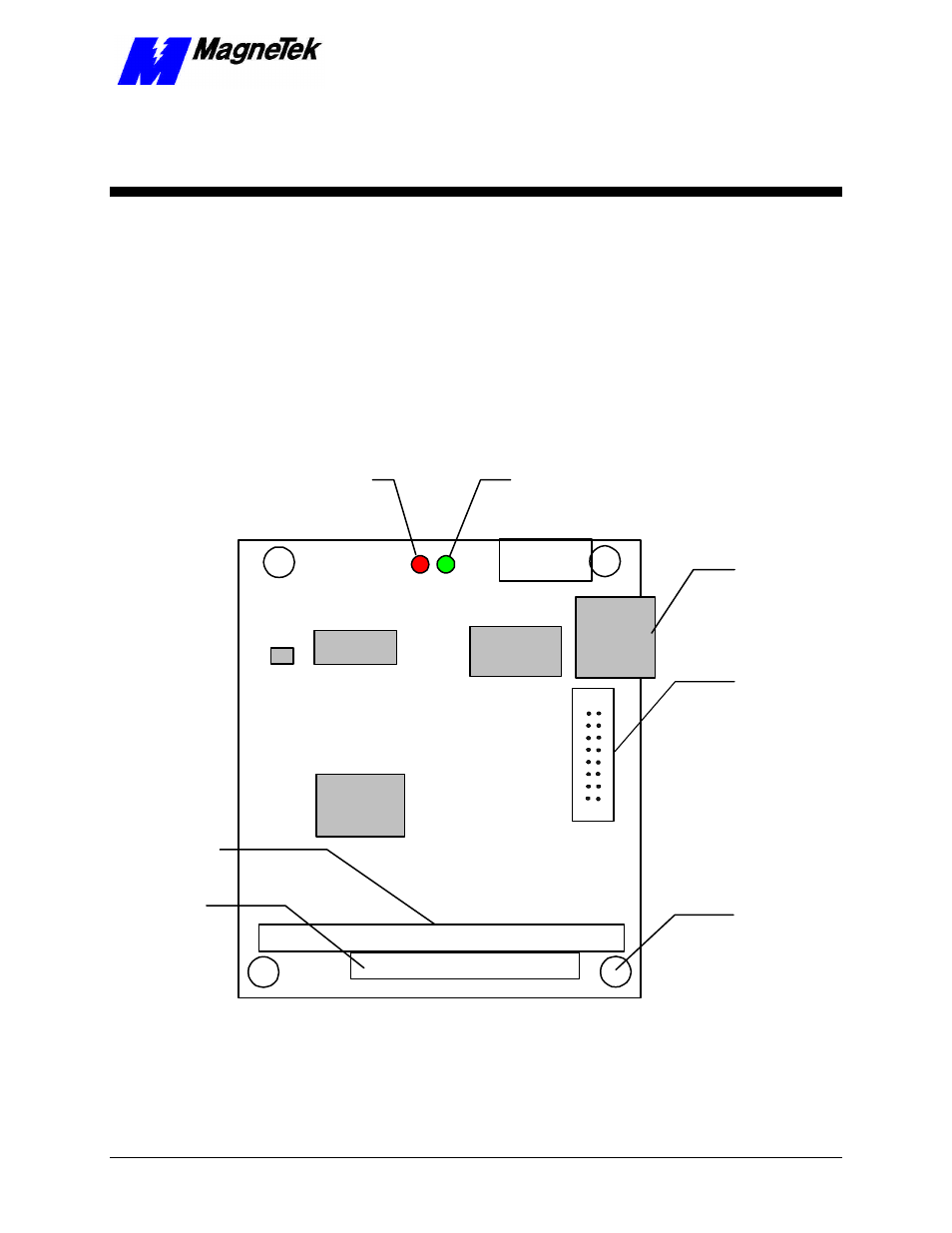 Appendix b-card layout, Appendix b – card layout, Smart trac ethernet card layout | Yaskawa SmartTrac Ethernet Card User Manual | Page 31 / 43