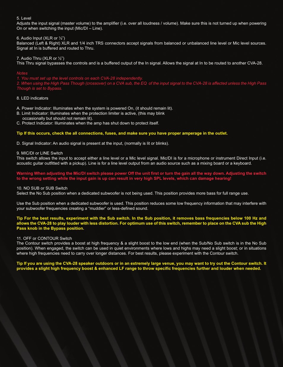 Cerwin-Vega CVA-118 User Manual | Page 3 / 4