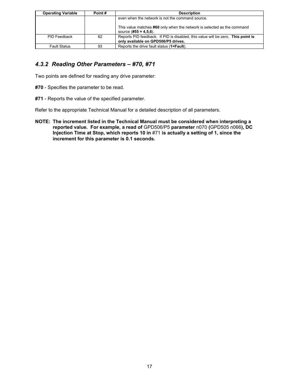 Yaskawa GPD506/P5 with Apogee FLN Option User Manual | Page 18 / 26
