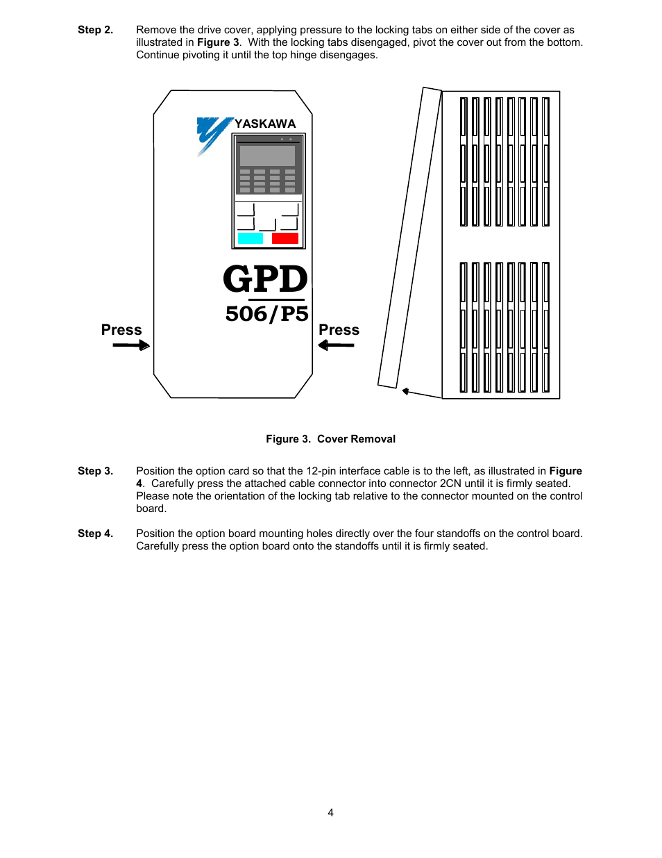 506/p5 | Yaskawa GPD506/P5 with Apogee FLN Option User Manual | Page 5 / 26