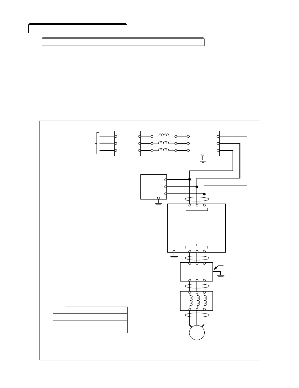 4 auxiliary input and output power option devices, Magnetek drive | Yaskawa GPD503 Drive User Manual | Page 23 / 160