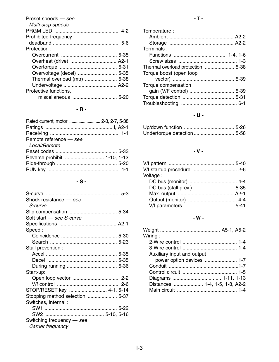 Yaskawa V7 Drives User Manual | Page 155 / 158