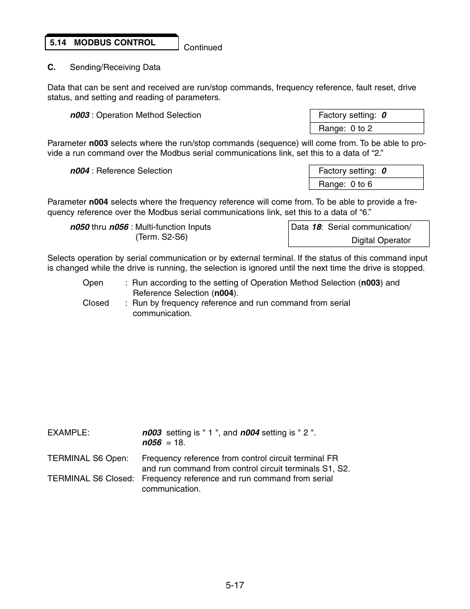 Yaskawa V7 Drives User Manual | Page 69 / 158