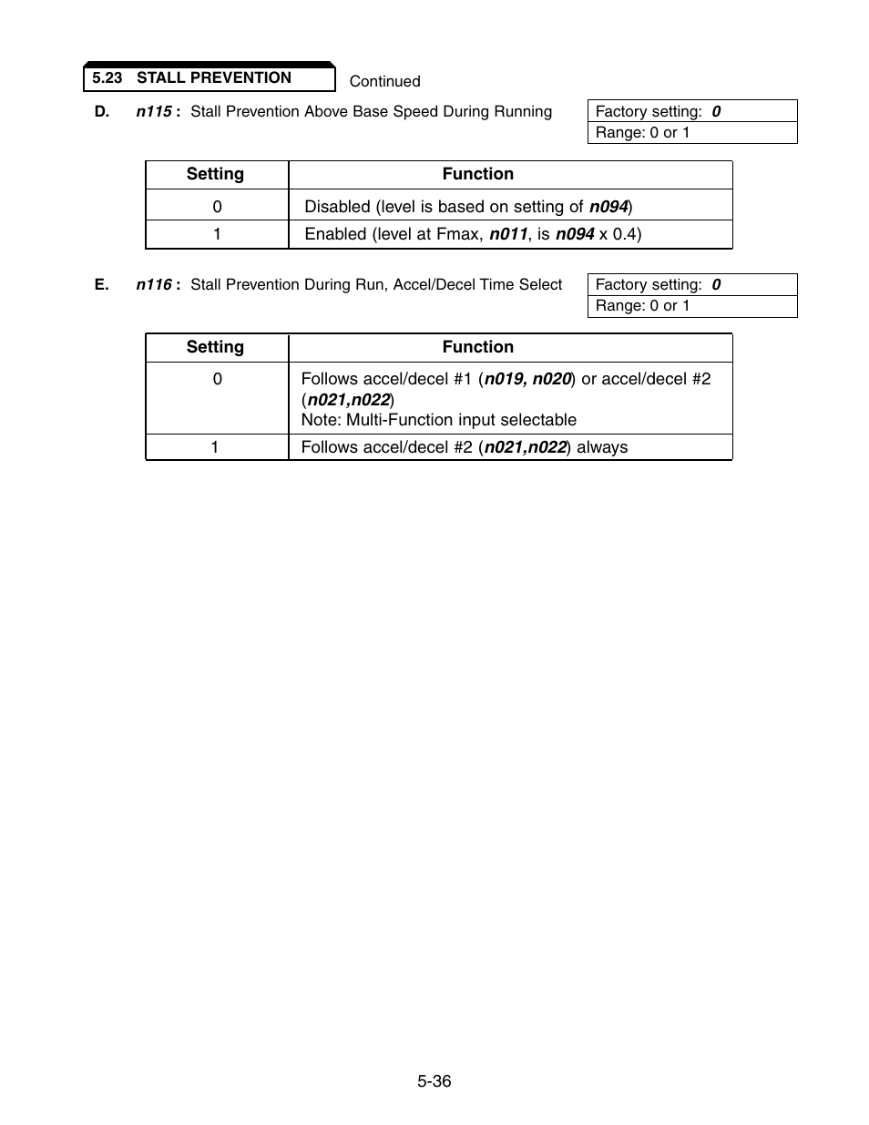Yaskawa V7 Drives User Manual | Page 88 / 158