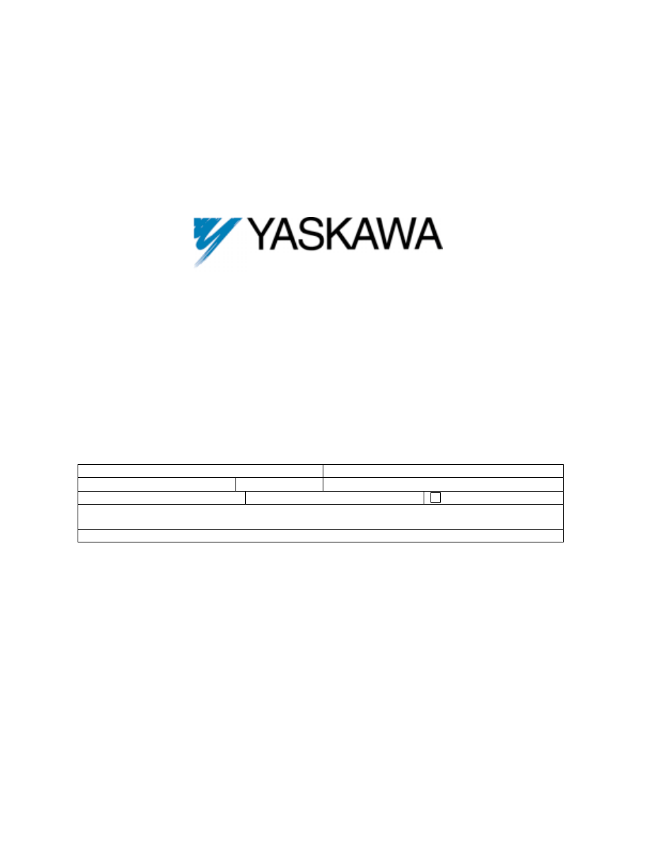 Yaskawa V7 Enhanced Memobus User Manual | 2 pages