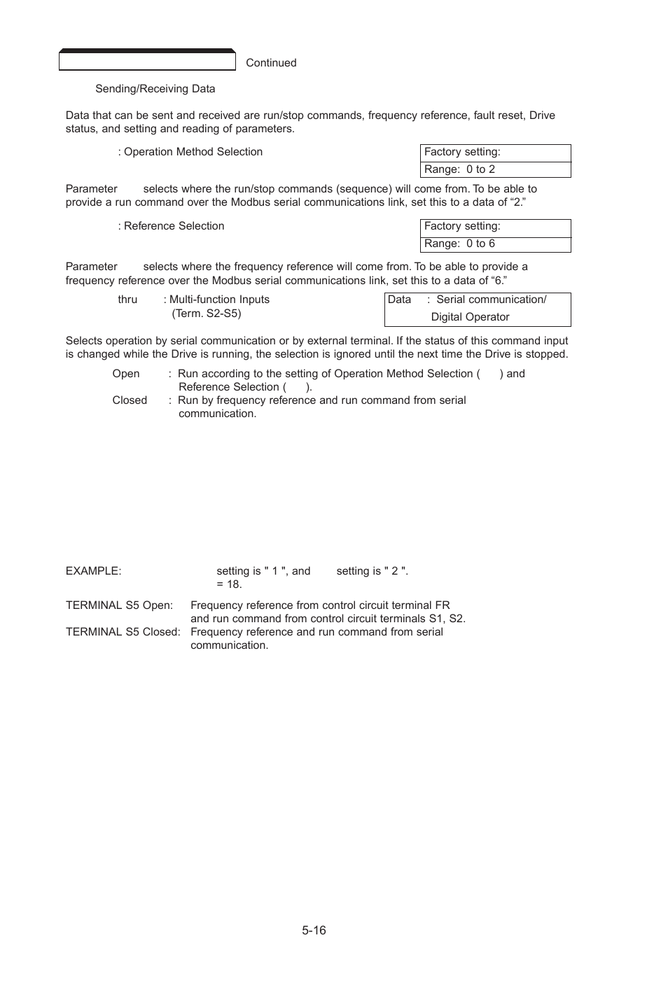 Yaskawa J7 Drive User Manual | Page 51 / 96