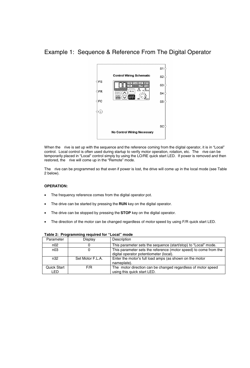 Yaskawa J7 Drive User Manual | Page 7 / 96