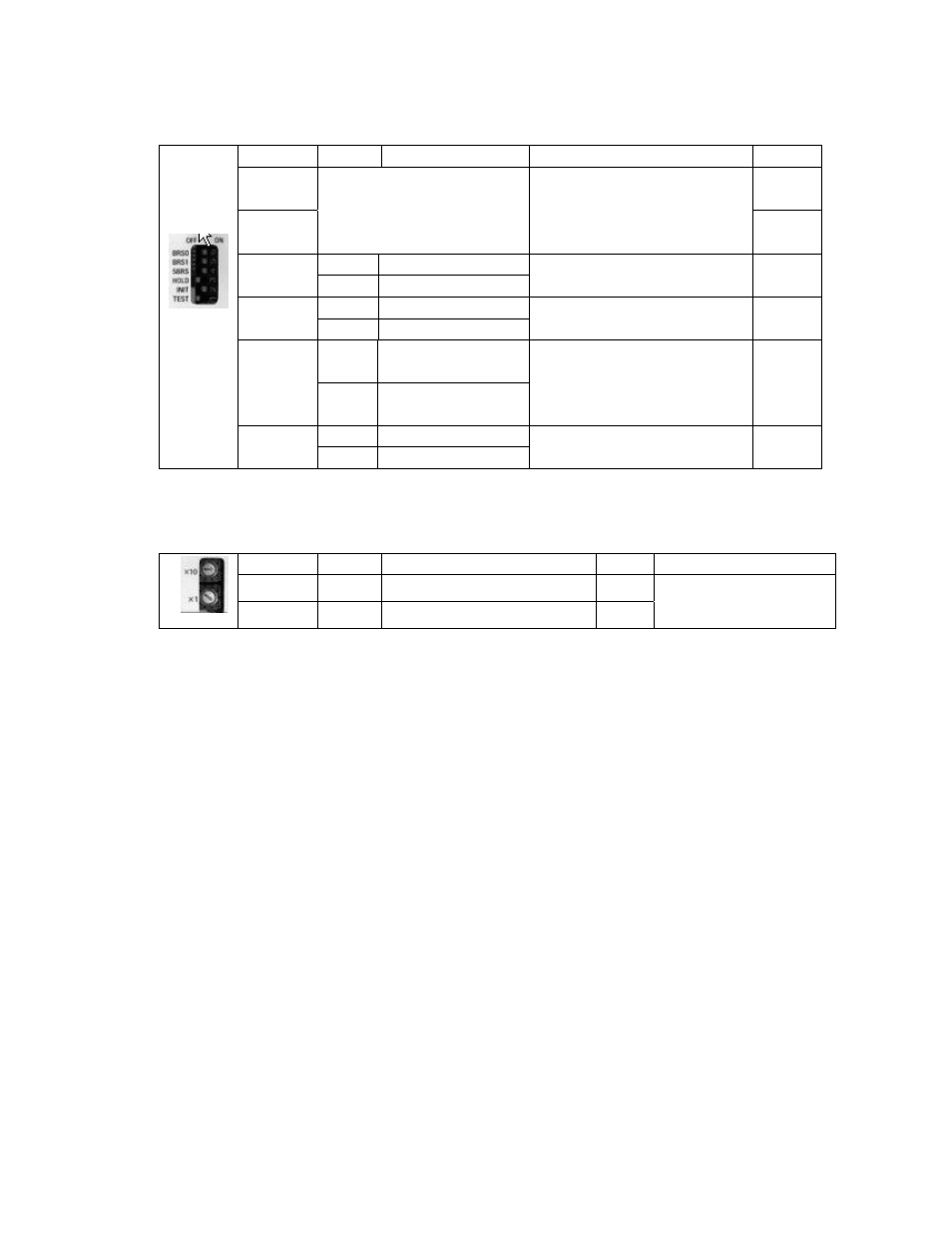 6 switch settings | Yaskawa MP2000 Series User Manual | Page 13 / 48