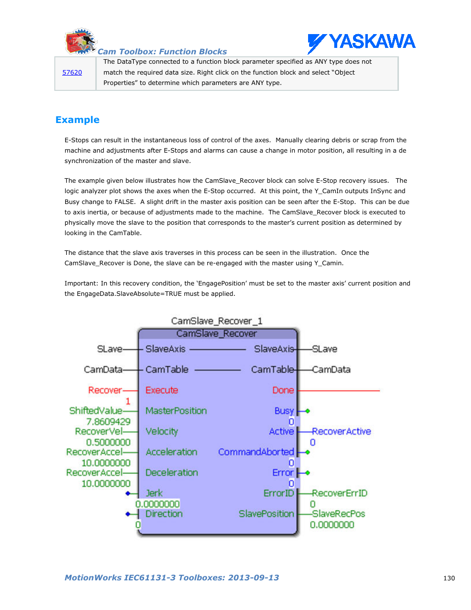 Example | Yaskawa MotionWorks IEC Toolboxes User Manual | Page 143 / 592