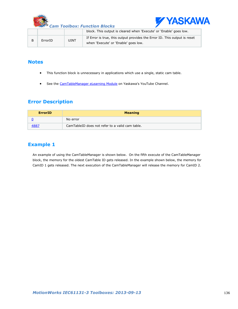 Notes, Error description, Example 1 | Yaskawa MotionWorks IEC Toolboxes User Manual | Page 149 / 592