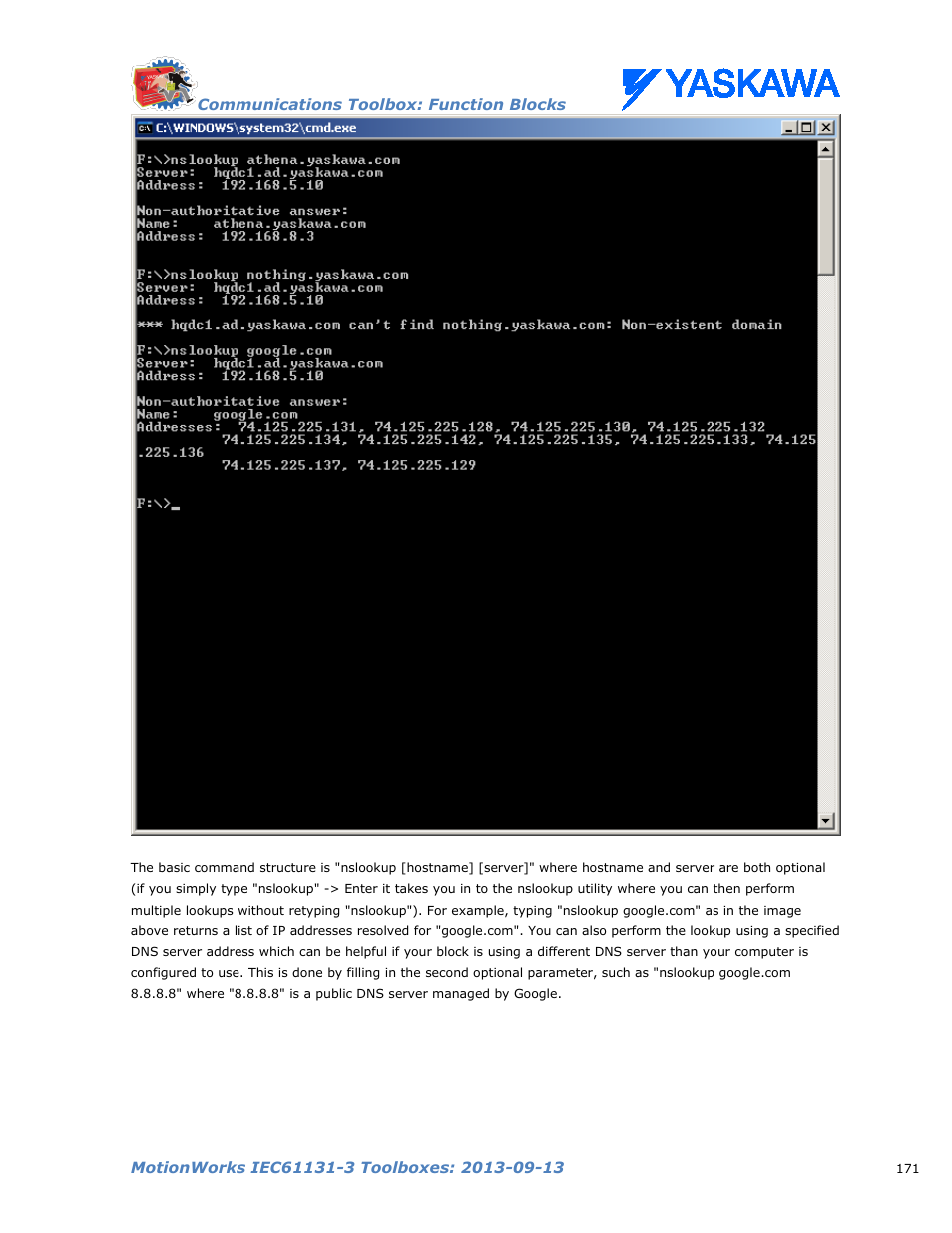 Yaskawa MotionWorks IEC Toolboxes User Manual | Page 184 / 592