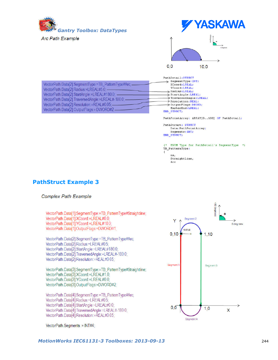 Pathstruct example 3 | Yaskawa MotionWorks IEC Toolboxes User Manual | Page 257 / 592