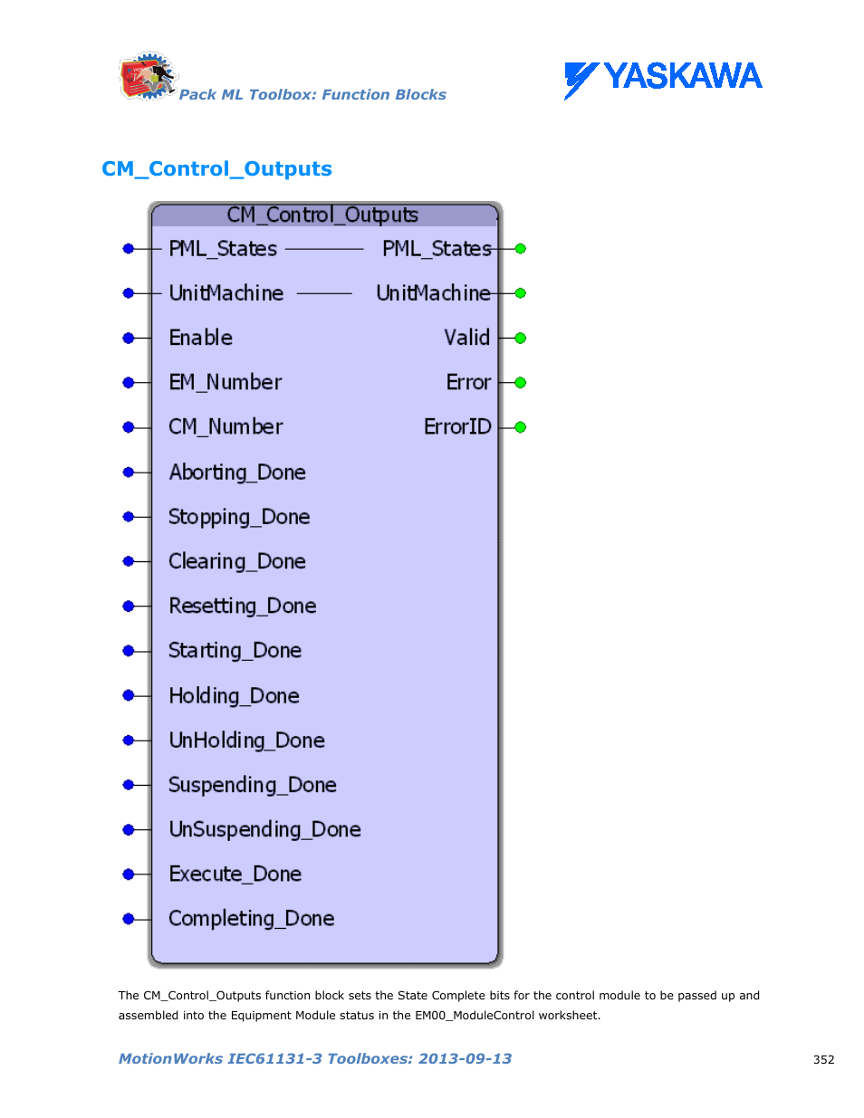 Cm_control_outputs | Yaskawa MotionWorks IEC Toolboxes User Manual | Page 365 / 592