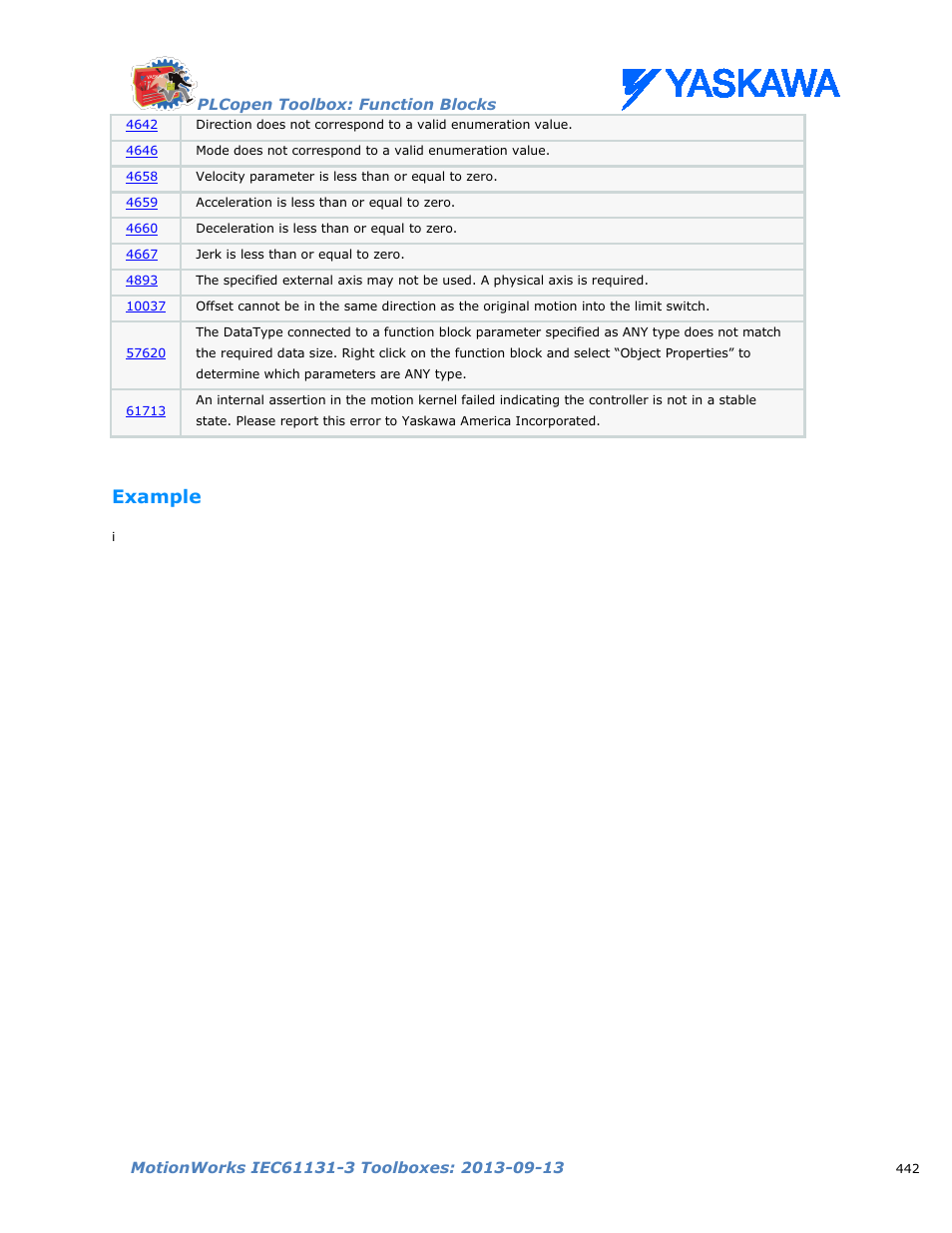 Example | Yaskawa MotionWorks IEC Toolboxes User Manual | Page 455 / 592