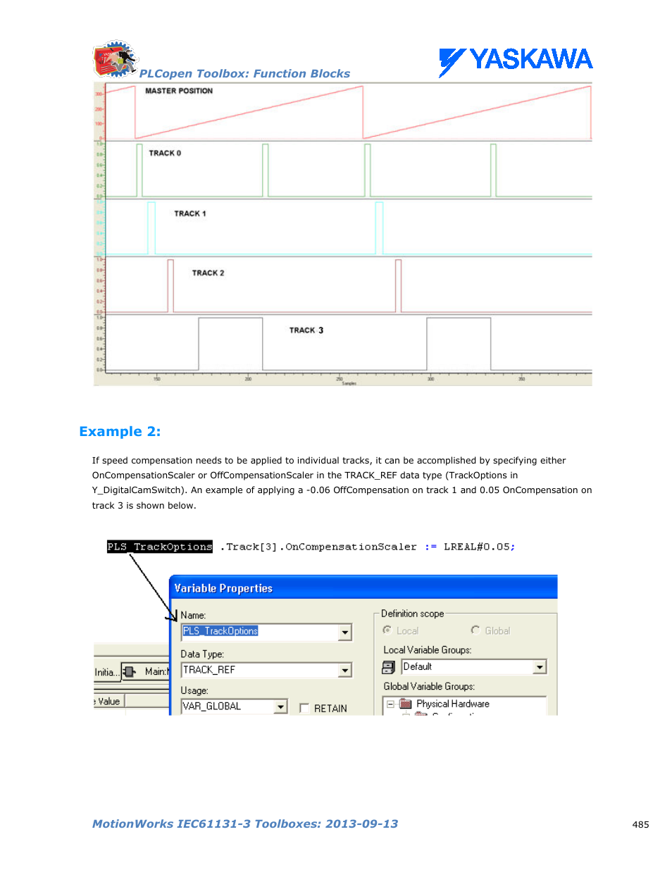 Example 2 | Yaskawa MotionWorks IEC Toolboxes User Manual | Page 498 / 592