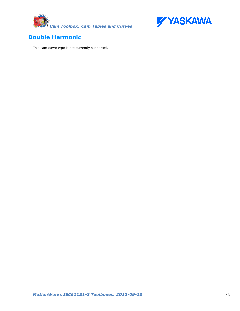Double harmonic | Yaskawa MotionWorks IEC Toolboxes User Manual | Page 56 / 592