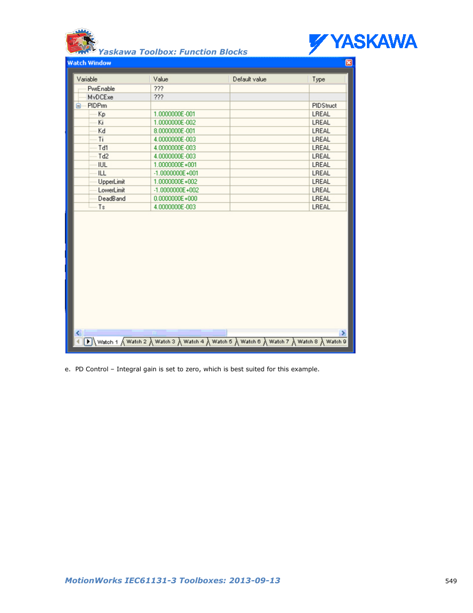 Yaskawa MotionWorks IEC Toolboxes User Manual | Page 562 / 592