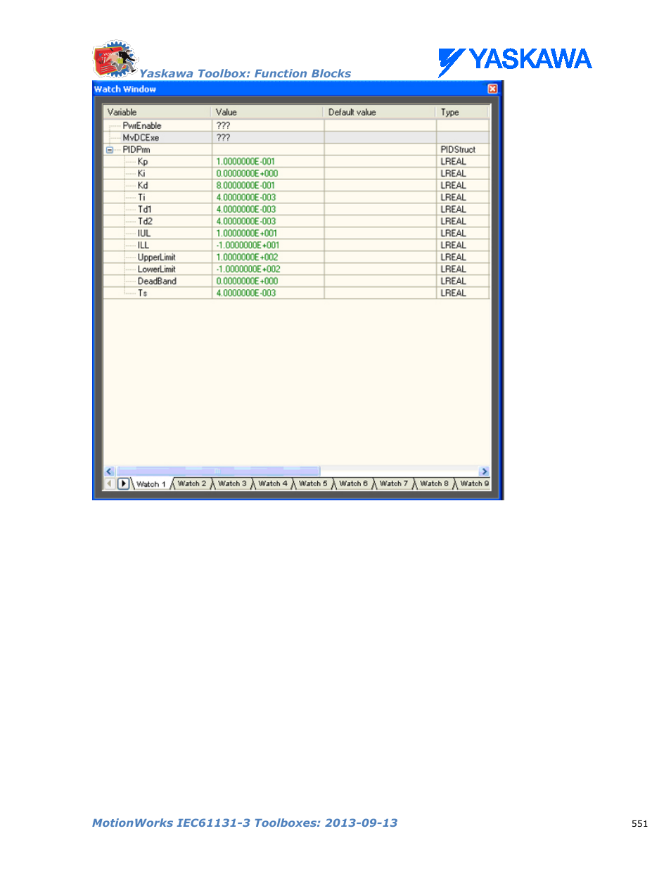 Yaskawa MotionWorks IEC Toolboxes User Manual | Page 564 / 592