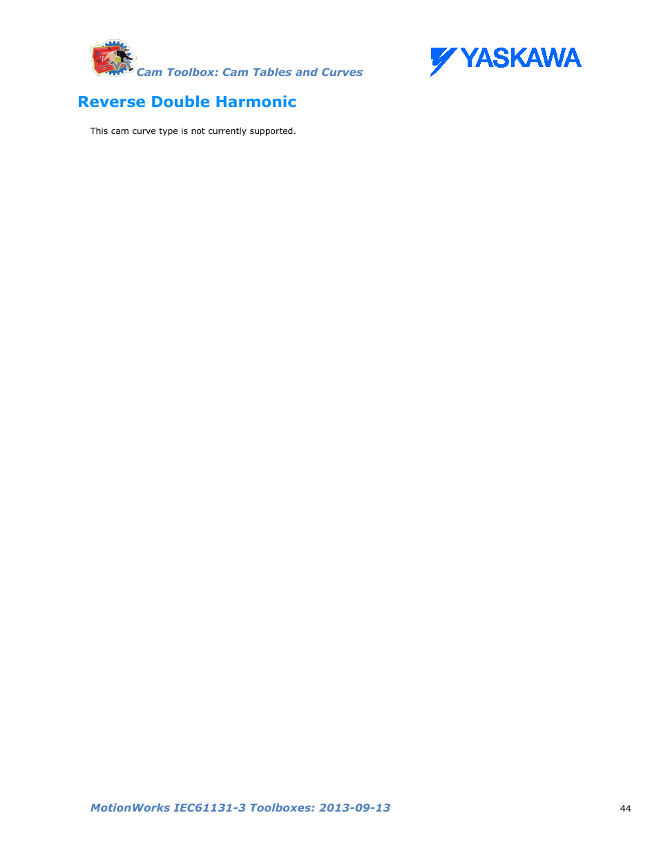 Reverse double harmonic | Yaskawa MotionWorks IEC Toolboxes User Manual | Page 57 / 592