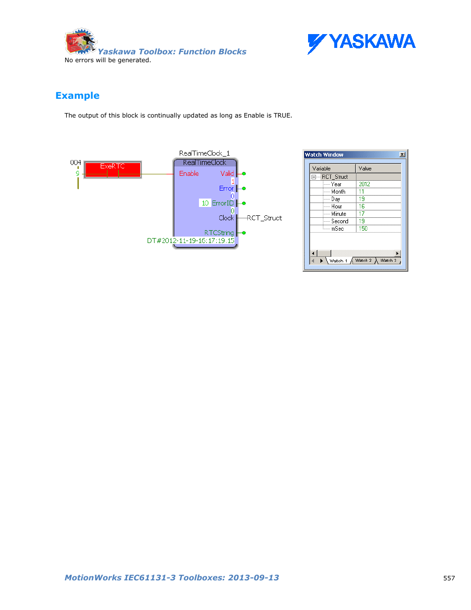Example | Yaskawa MotionWorks IEC Toolboxes User Manual | Page 570 / 592