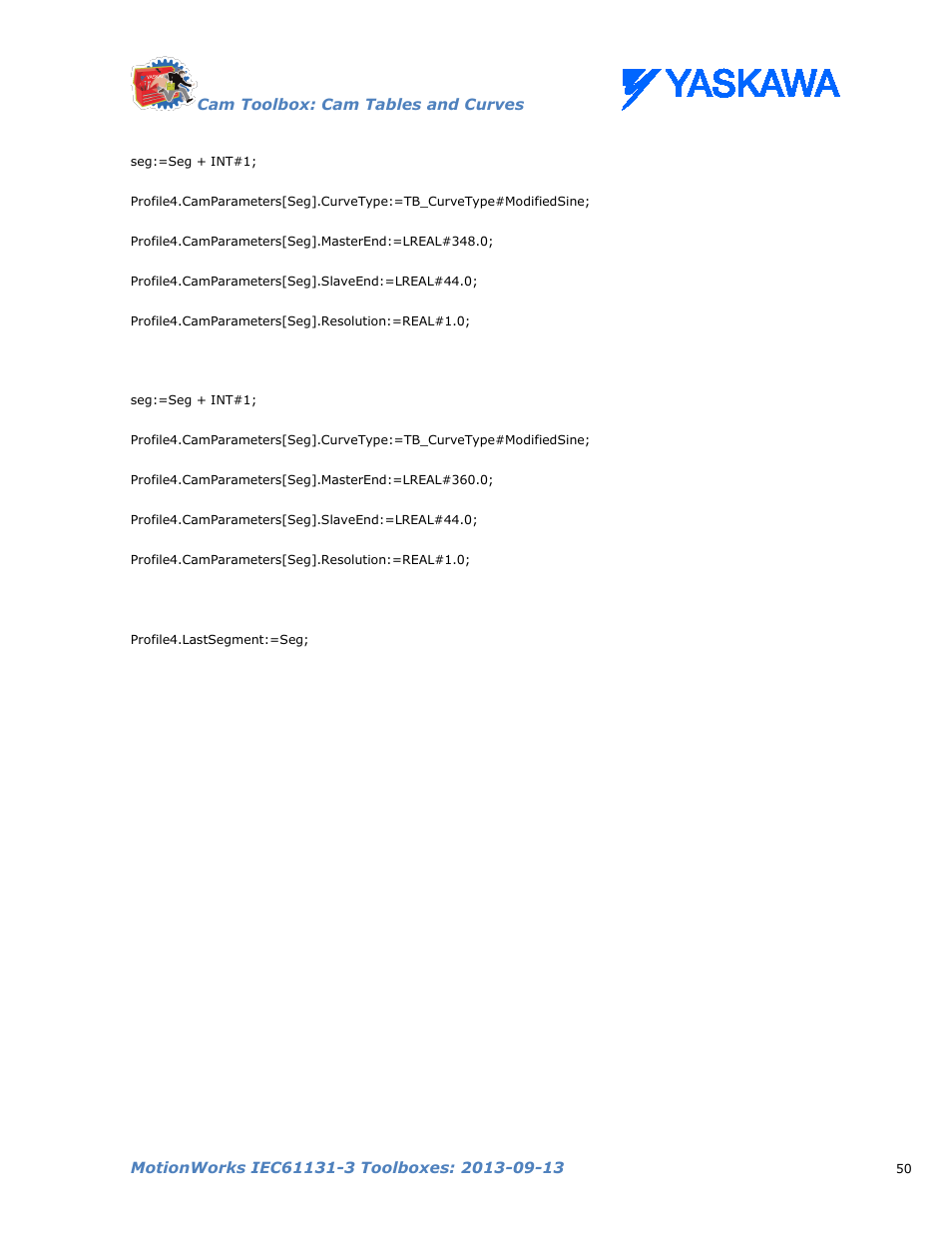 Yaskawa MotionWorks IEC Toolboxes User Manual | Page 63 / 592