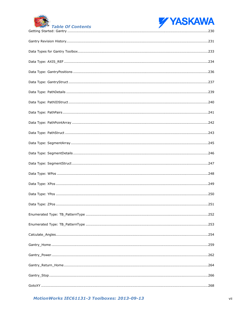 Yaskawa MotionWorks IEC Toolboxes User Manual | Page 7 / 592