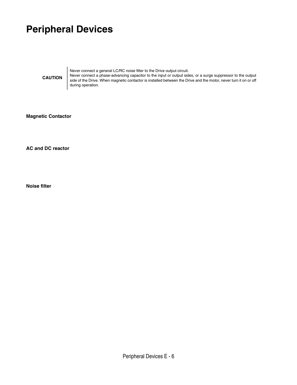 Peripheral devices | Yaskawa P7 Drive User Manual User Manual | Page 234 / 252