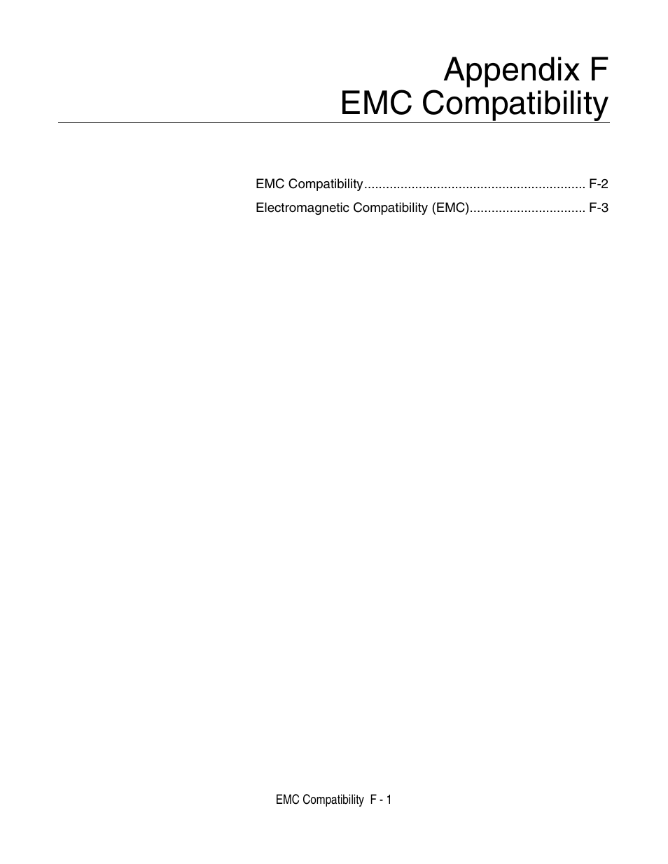 Appendix f - emc compatibility, Appendix f emc compatibility | Yaskawa P7 Drive User Manual User Manual | Page 235 / 252