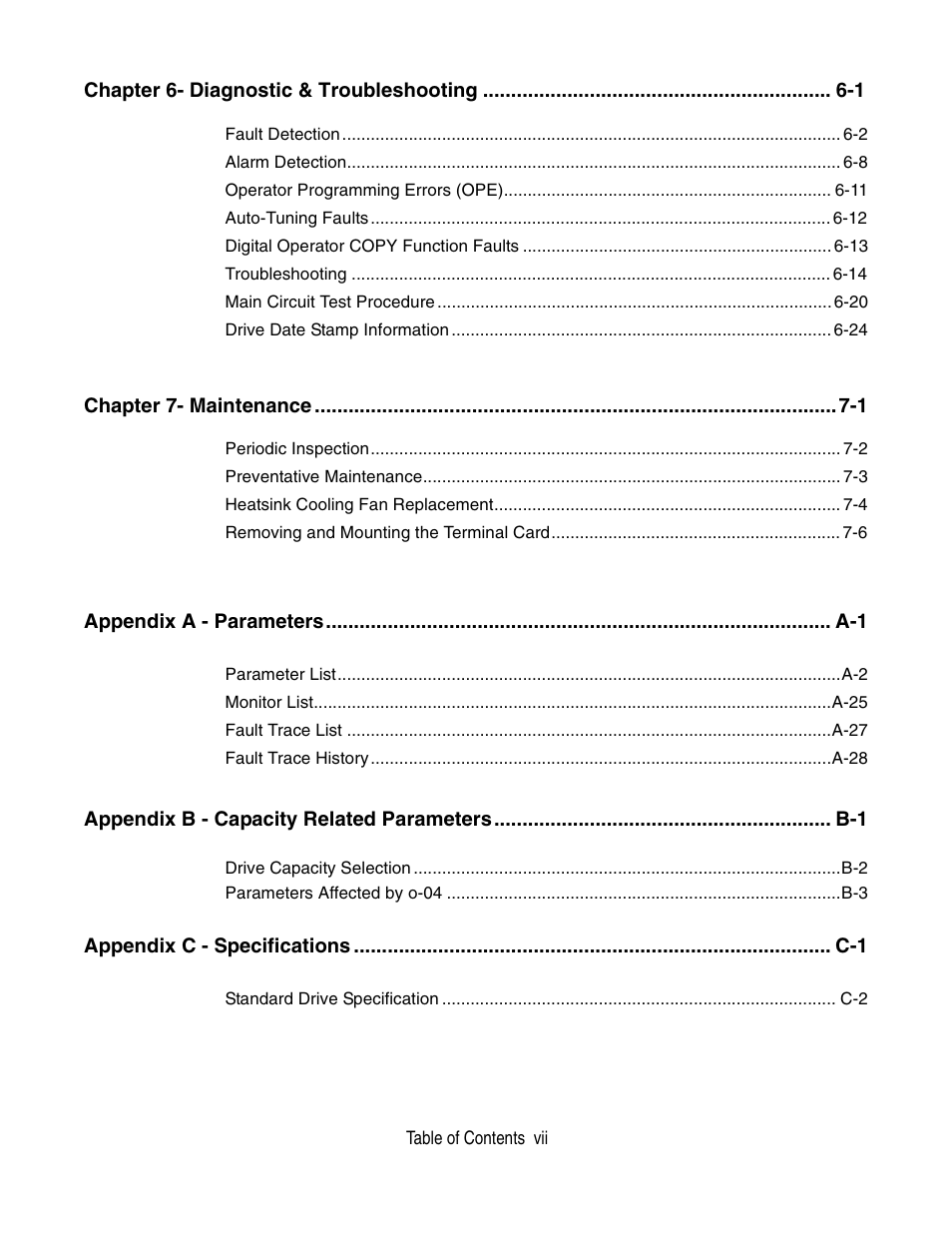 Yaskawa P7 Drive User Manual User Manual | Page 9 / 252