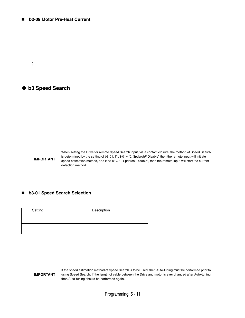 B3 speed search, B3 speed search -11 | Yaskawa P7 Drive User Manual User Manual | Page 95 / 252