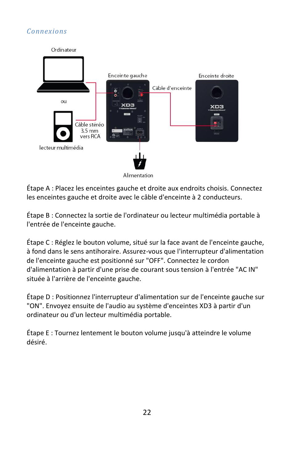 Cerwin-Vega POWERED DESKTOP XD3 User Manual | Page 23 / 53