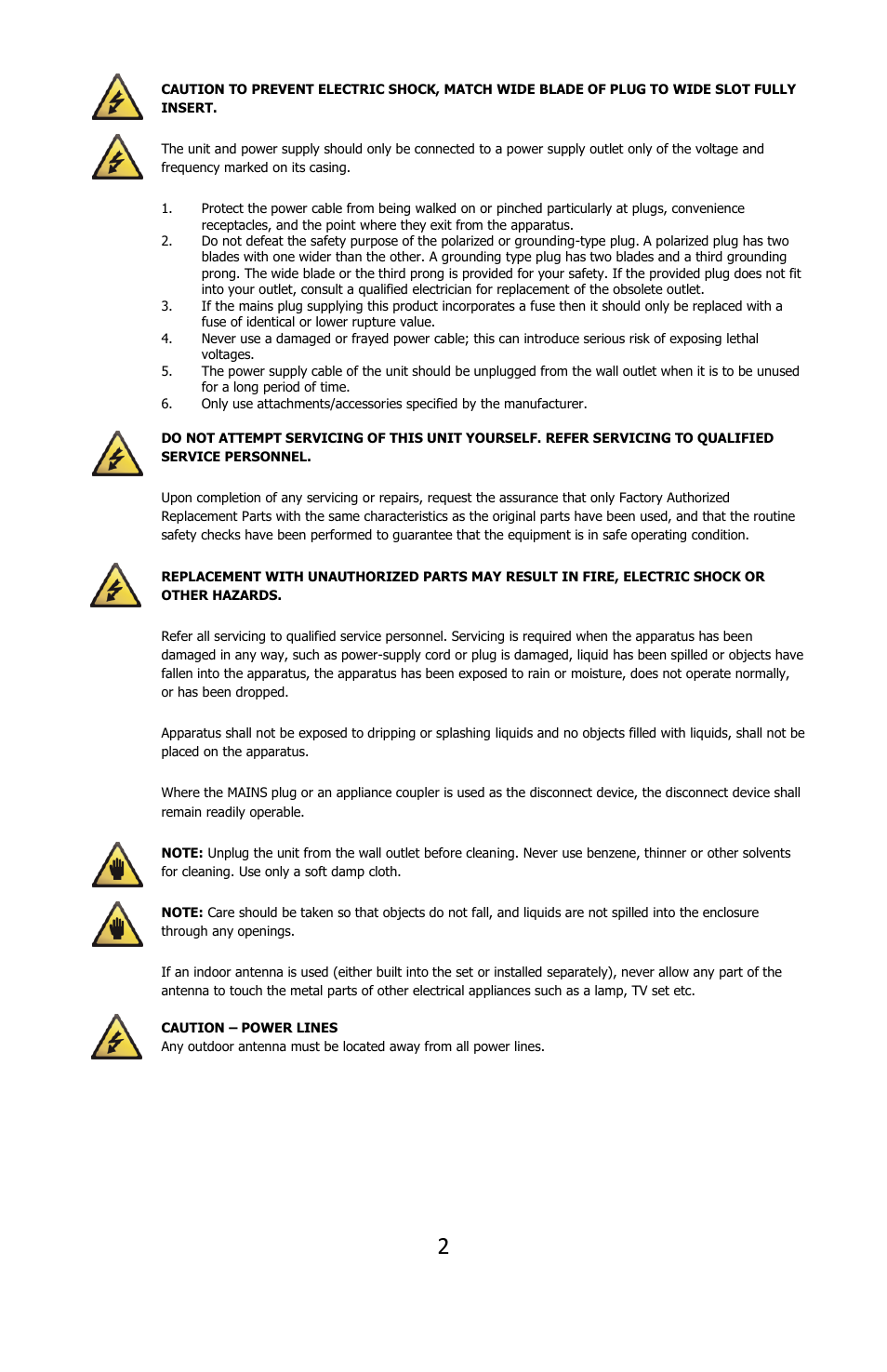 Cerwin-Vega POWERED DESKTOP XD3 User Manual | Page 3 / 53