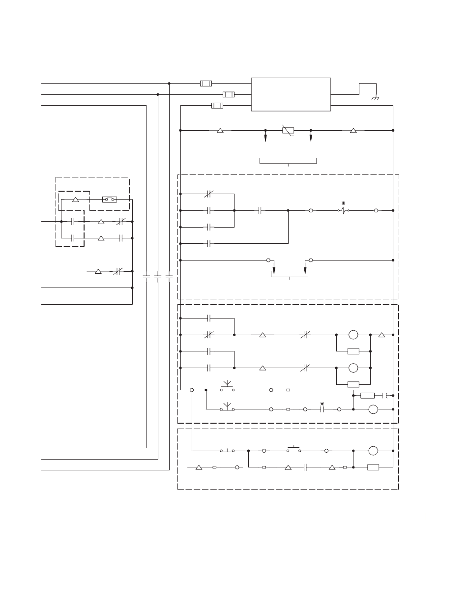 Electrical installation 2 - 23, Damper control and 120 volt power, 2 motor "or" option d | Option d | Yaskawa P7B Drive Bypass User Manual | Page 61 / 291