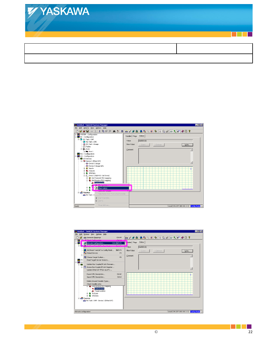 Yaskawa Sigma-5 with CANopen over EtherCAT User Manual | Page 13 / 22