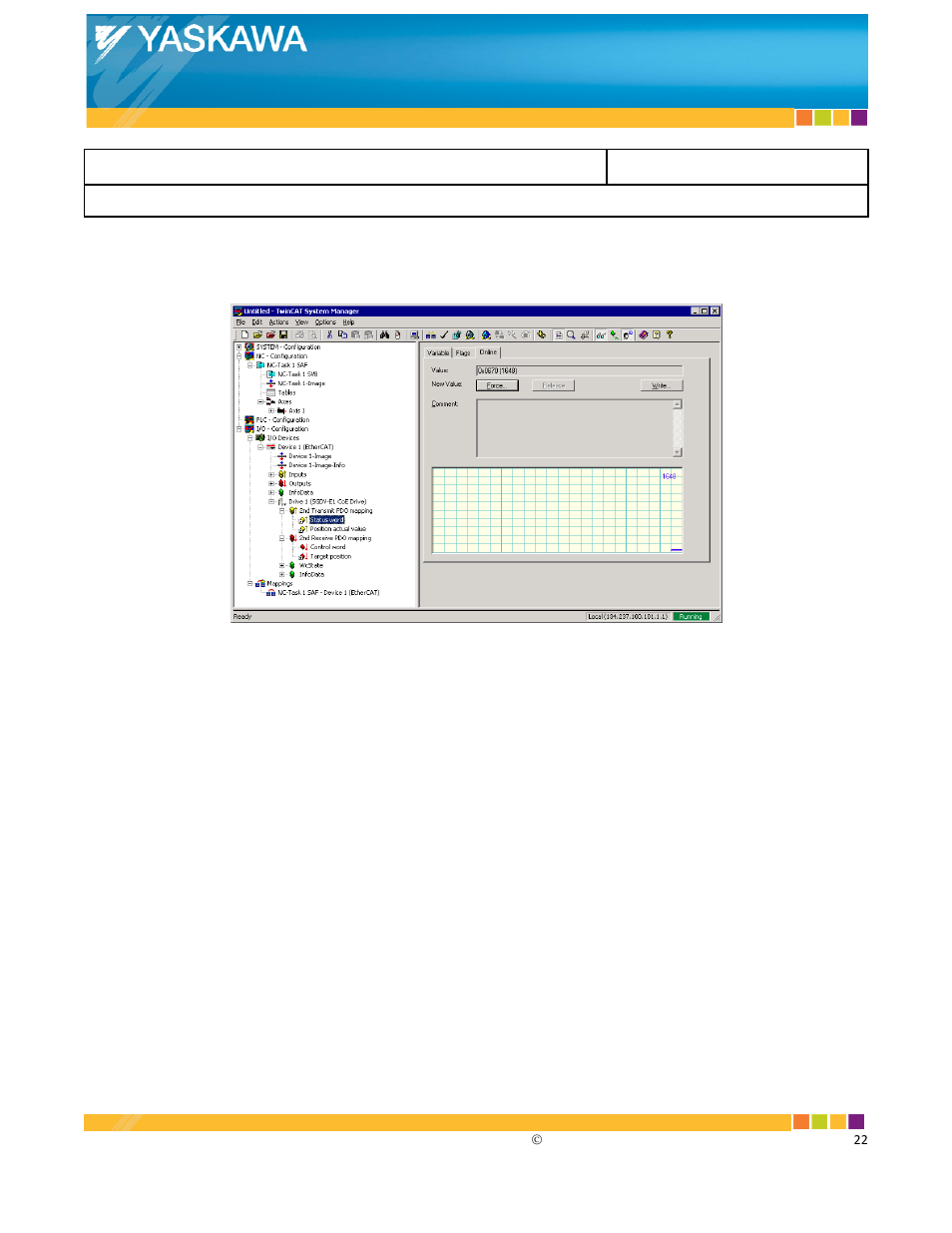 Yaskawa Sigma-5 with CANopen over EtherCAT User Manual | Page 15 / 22
