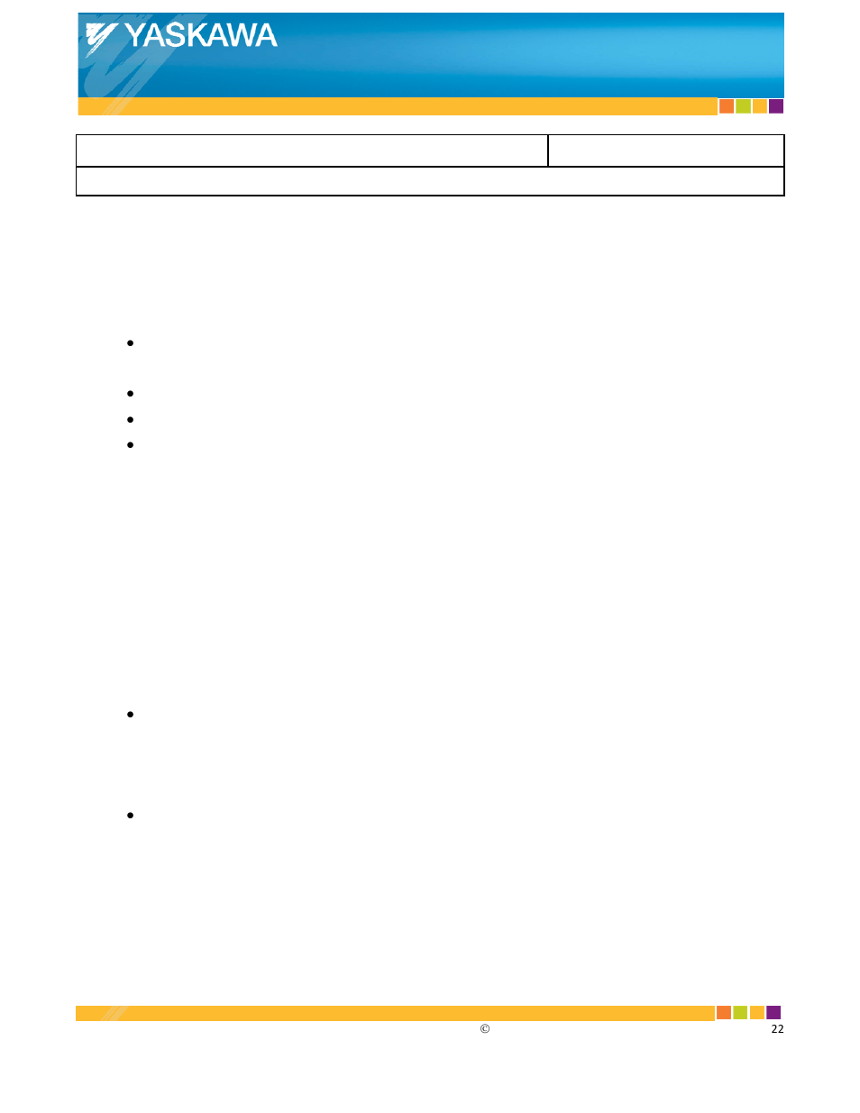 Summary of function block usage | Yaskawa Sigma-5 with CANopen over EtherCAT User Manual | Page 4 / 22