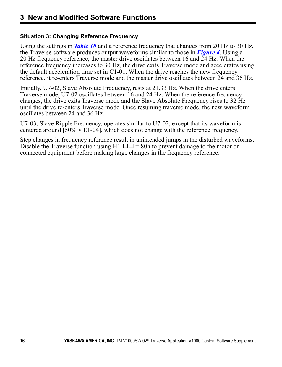 Yaskawa V1000 Traverse Application Custom User Manual | Page 16 / 20