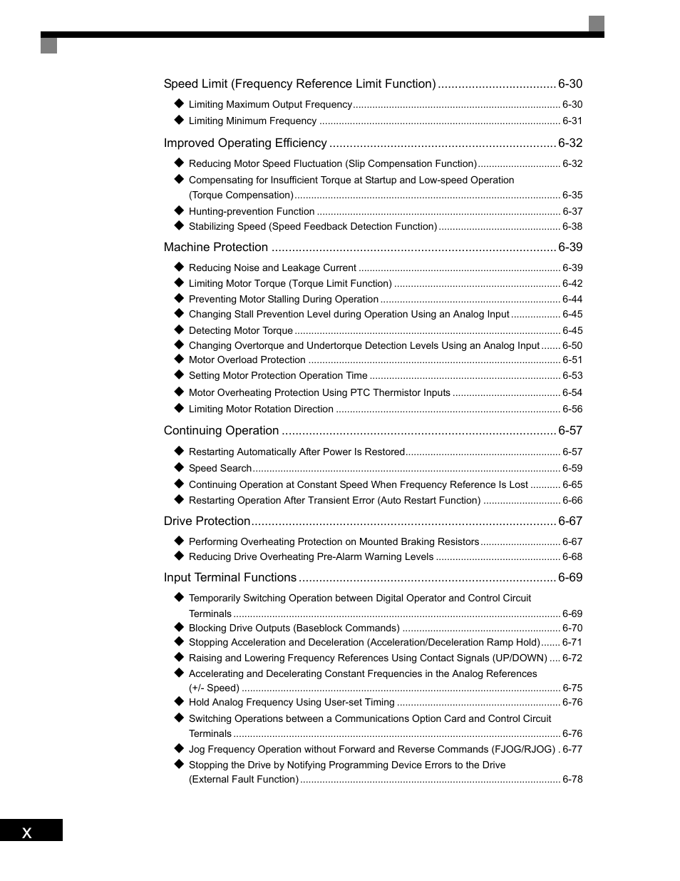 Yaskawa G7 Drive User Manual | Page 11 / 454