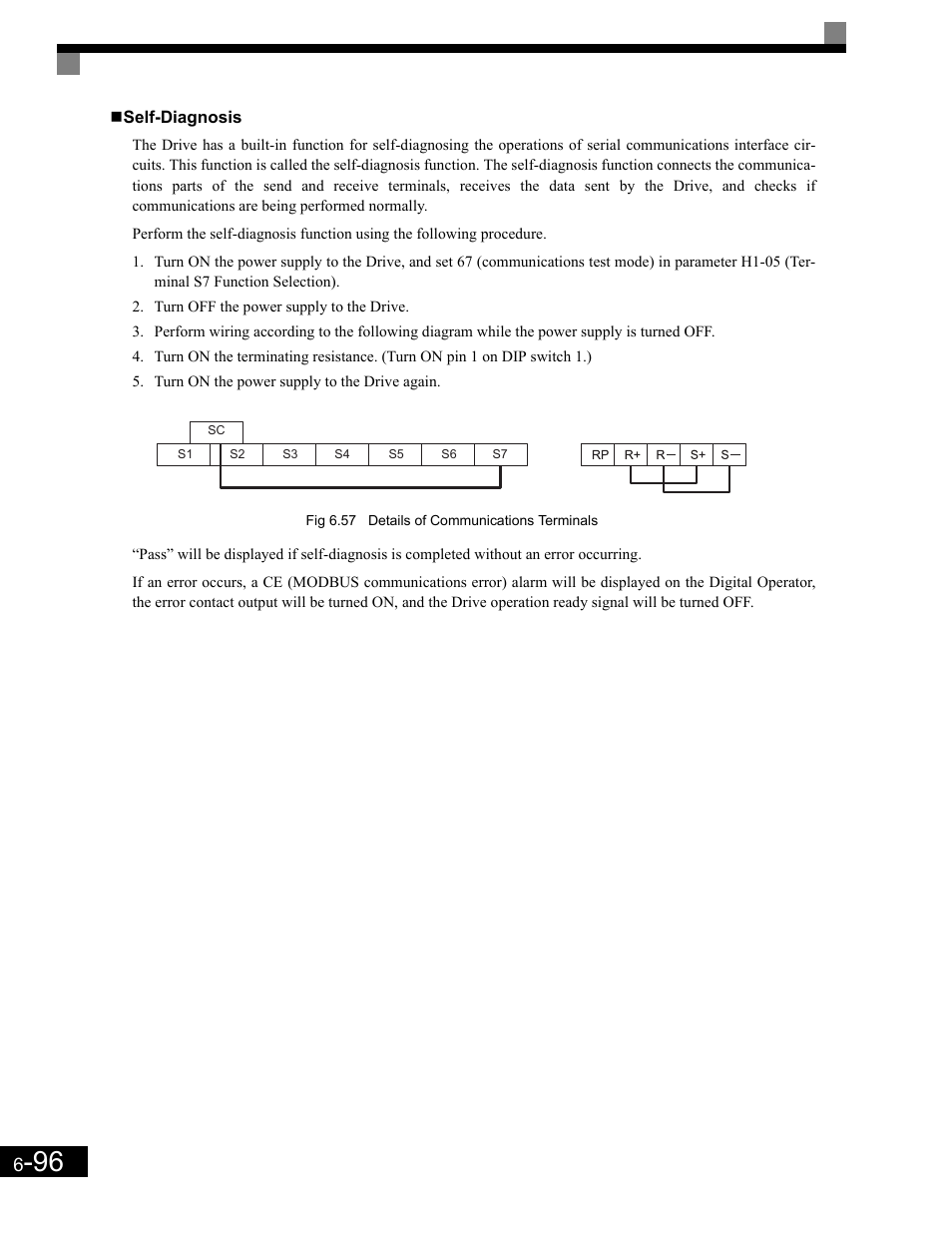 Yaskawa G7 Drive User Manual | Page 313 / 454