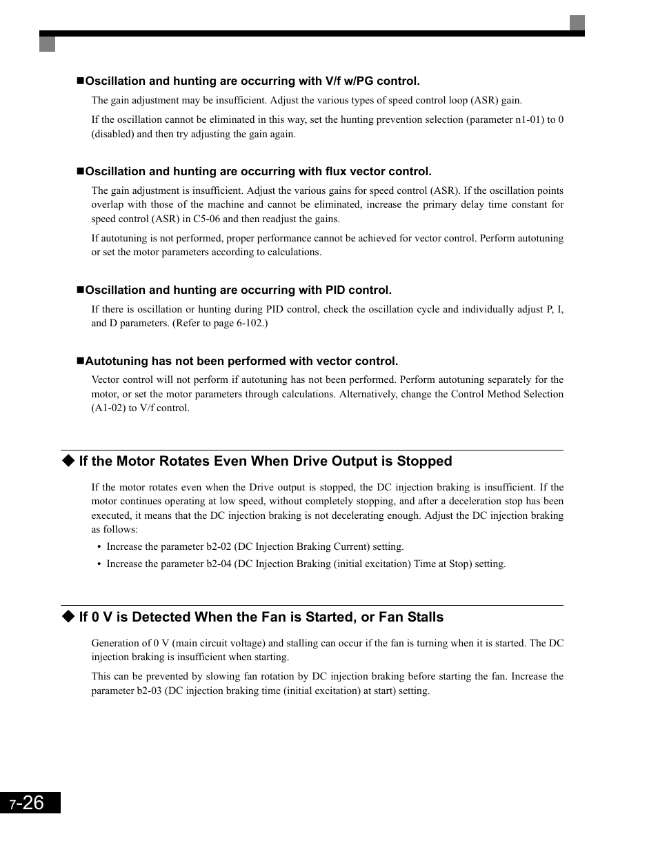 Yaskawa G7 Drive User Manual | Page 407 / 454