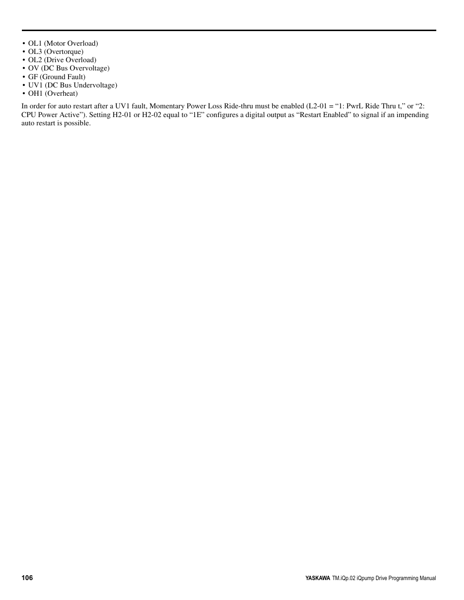 Yaskawa iQpump Programming Manual User Manual | Page 106 / 210