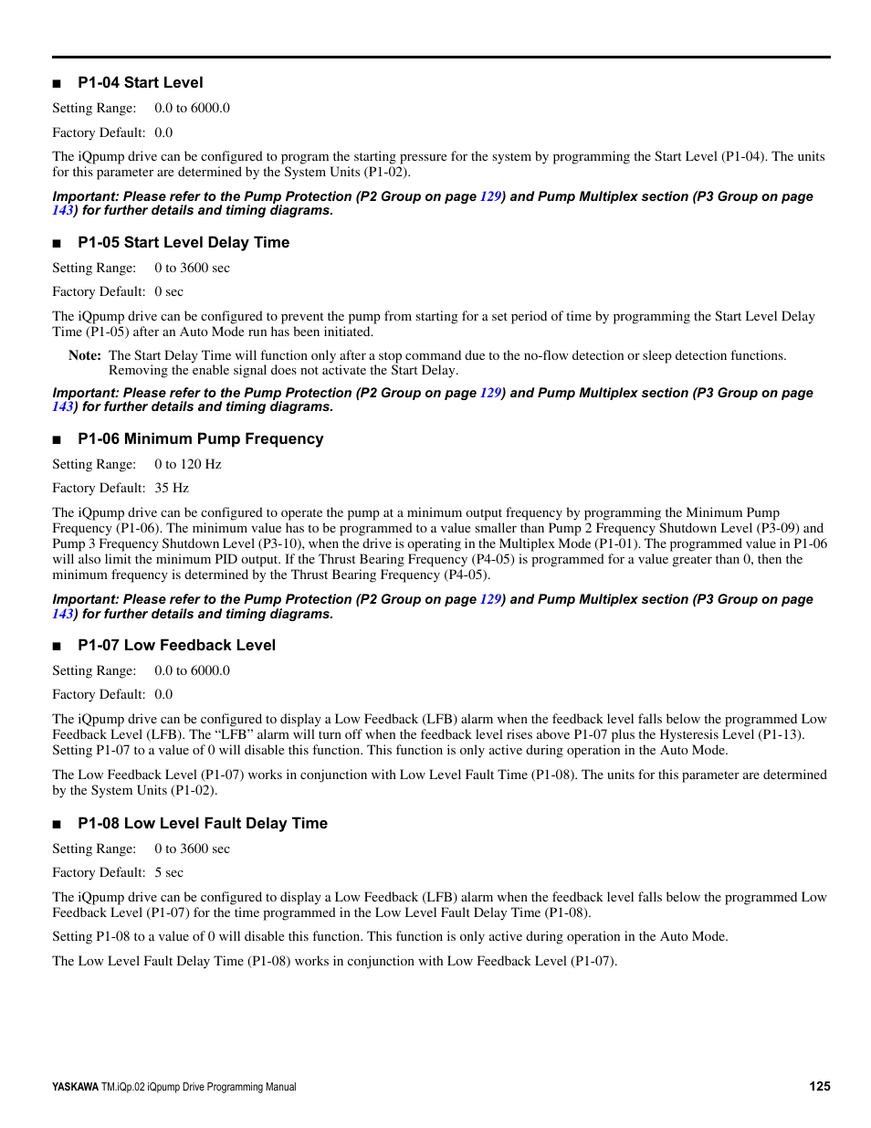 Yaskawa iQpump Programming Manual User Manual | Page 125 / 210