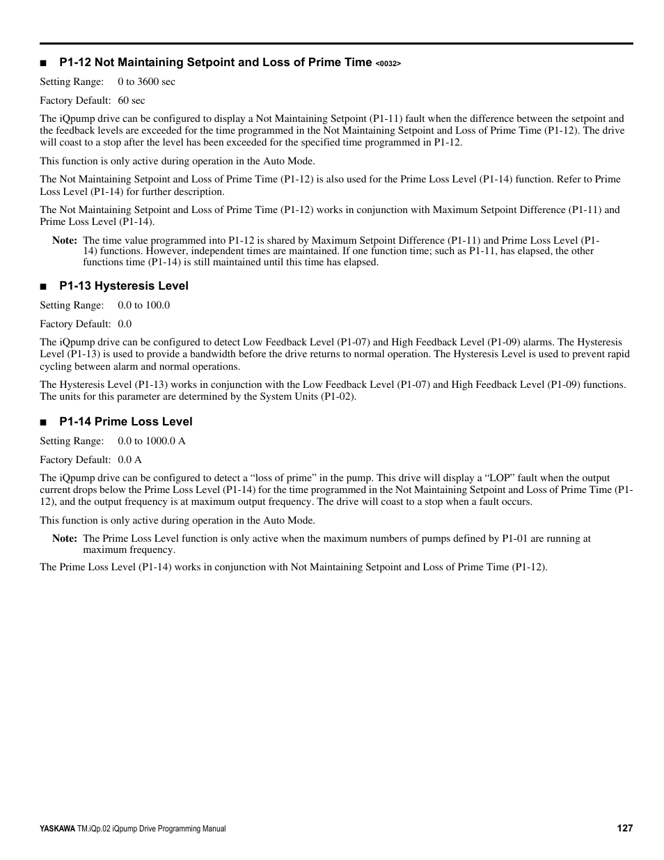 Yaskawa iQpump Programming Manual User Manual | Page 127 / 210