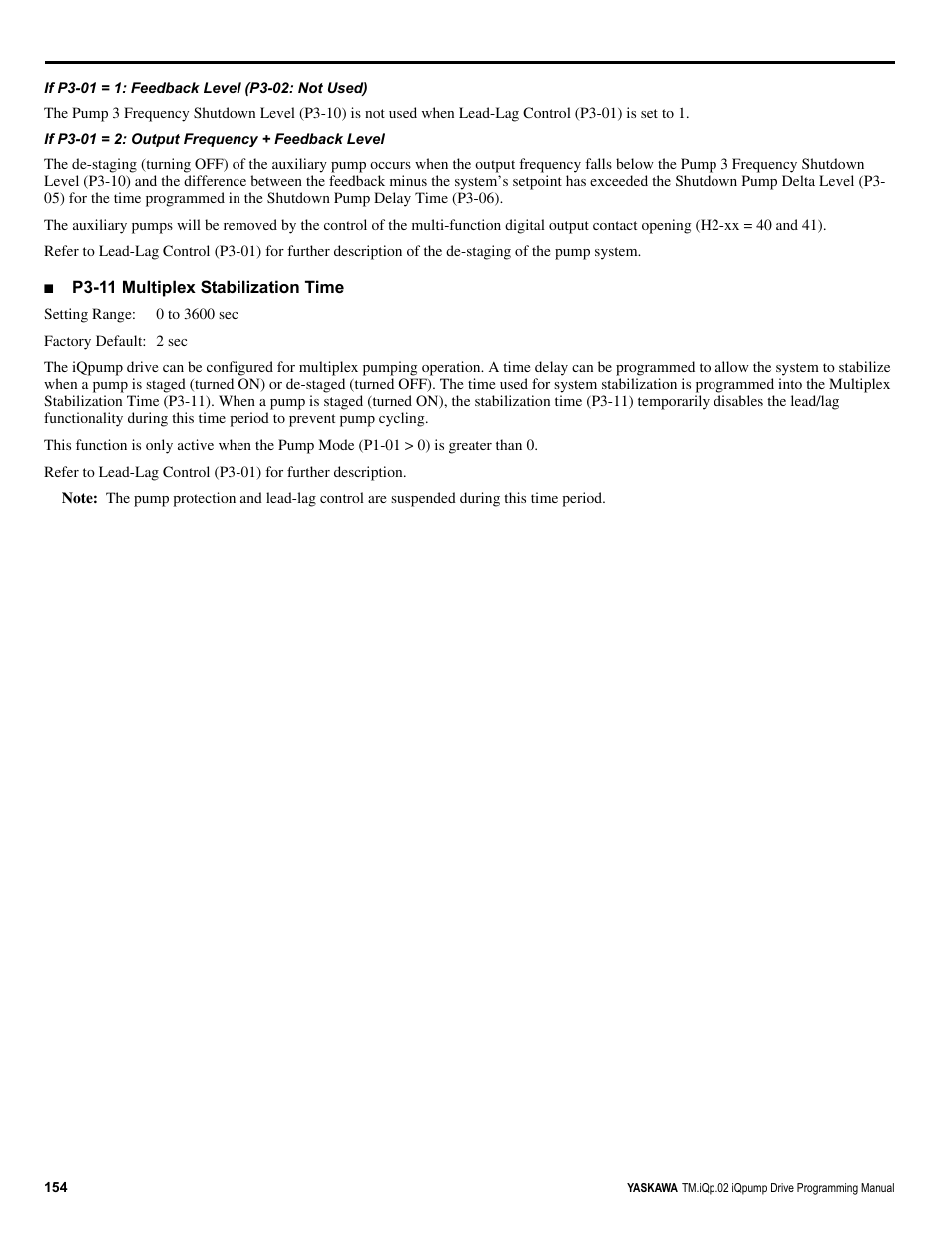 Yaskawa iQpump Programming Manual User Manual | Page 154 / 210