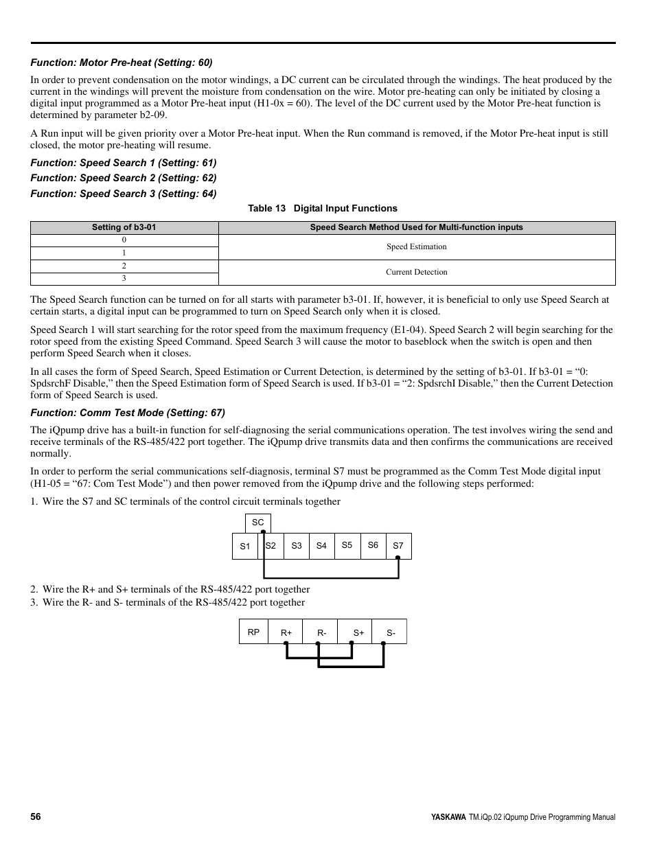 Yaskawa iQpump Programming Manual User Manual | Page 56 / 210