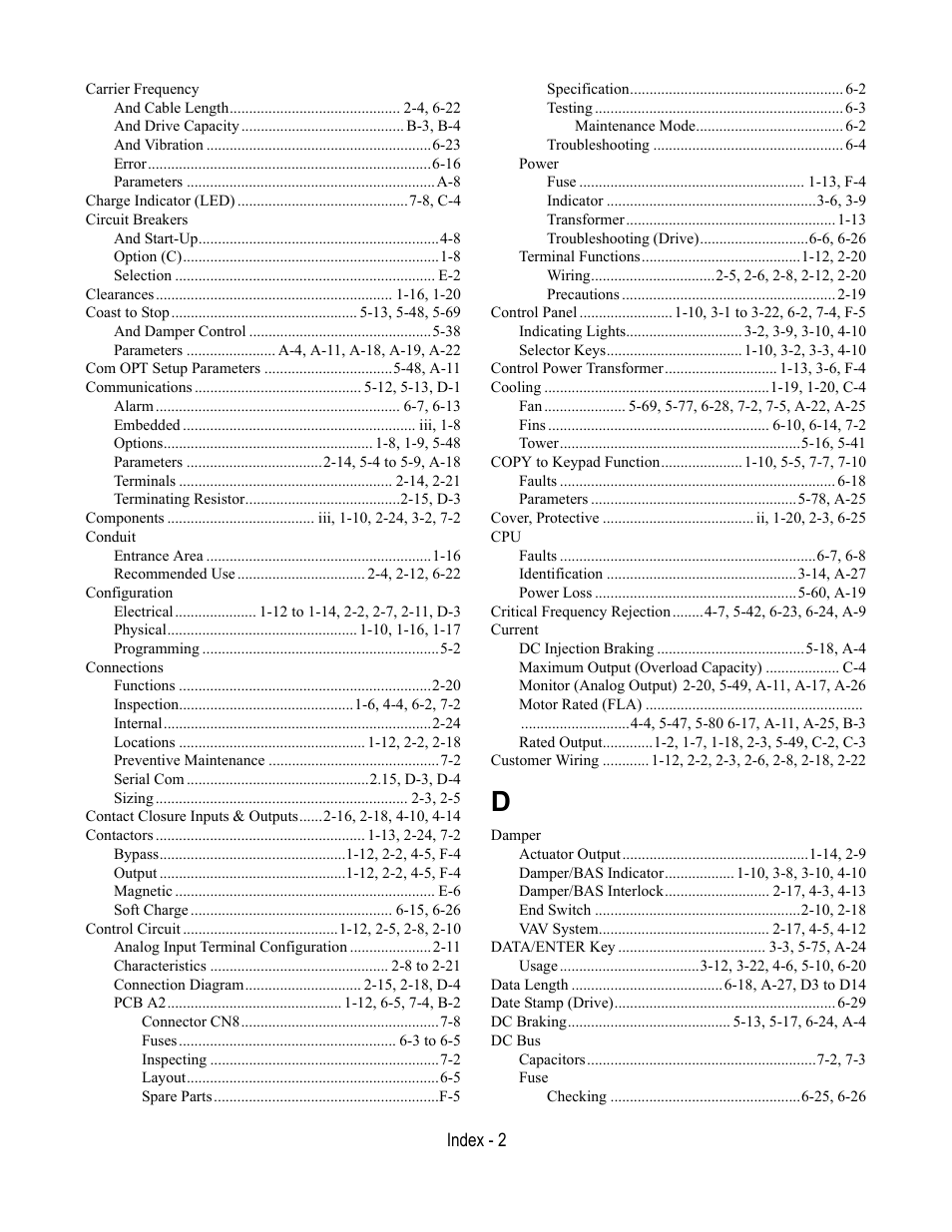 Yaskawa E7L Drive Bypass User Manual | Page 292 / 302