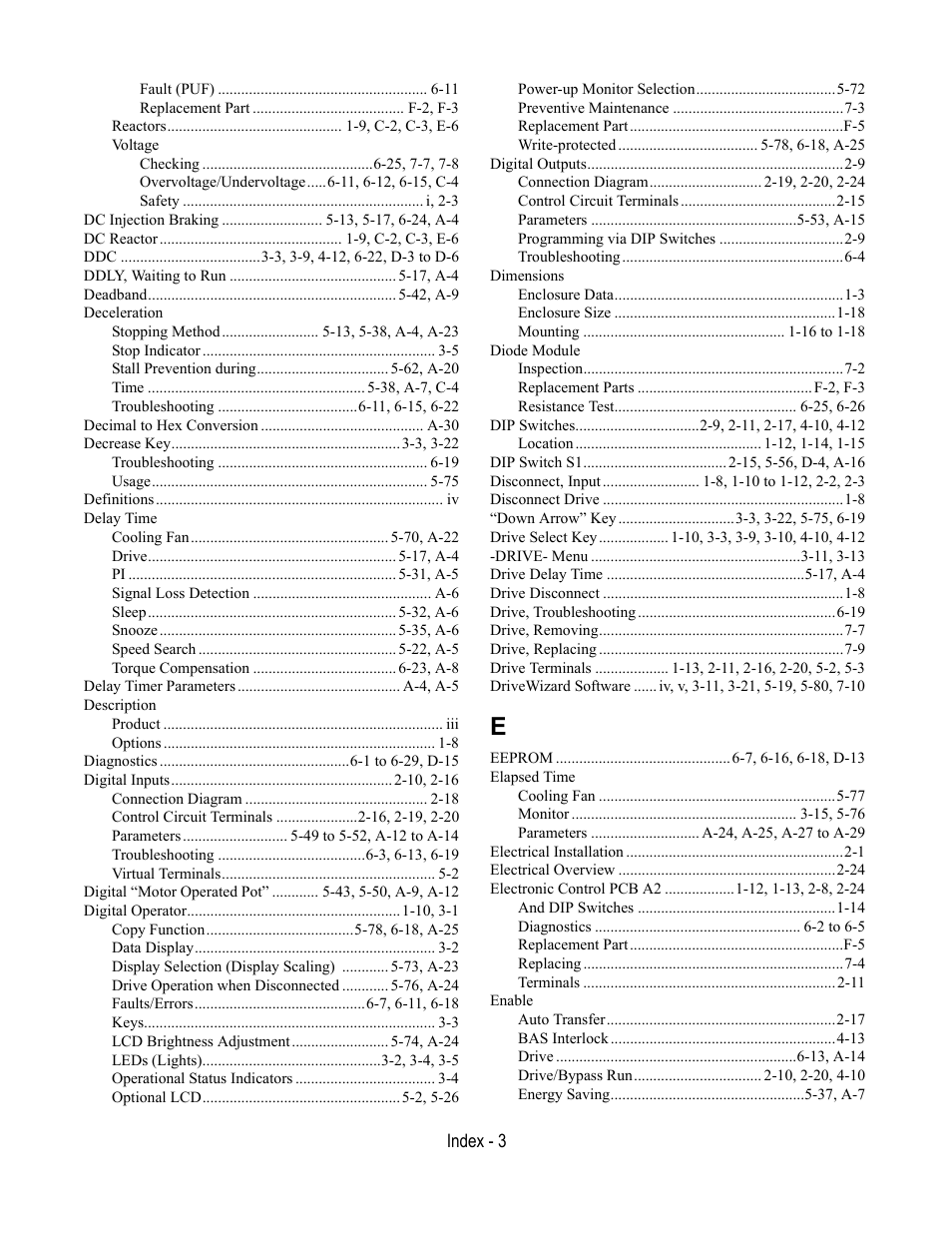 Yaskawa E7L Drive Bypass User Manual | Page 293 / 302