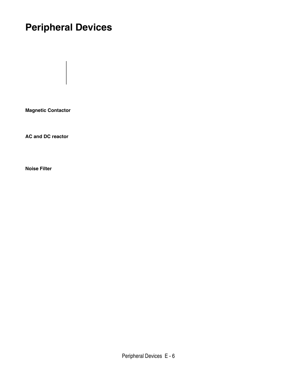 Peripheral devices | Yaskawa F7 Drive User Manual User Manual | Page 243 / 255