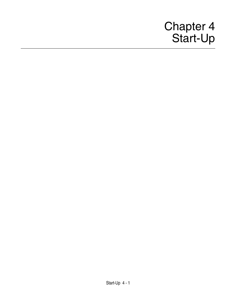 Start-up, Chapter 4 - start-up -1, Chapter 4 start-up | Yaskawa F7 Drive User Manual User Manual | Page 86 / 255